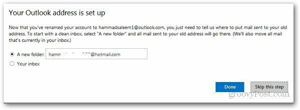 So benennen Sie Hotmail.com in Outlook.com E-Mail um