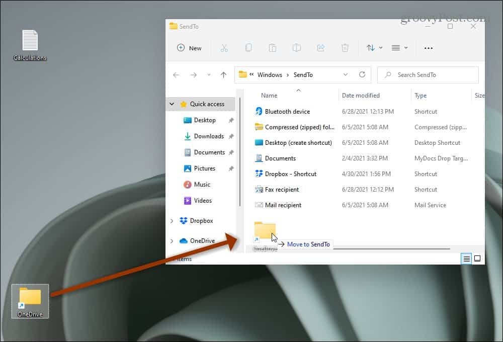 So fügen Sie Elemente zum Windows 11-Menü „Senden an“ hinzu