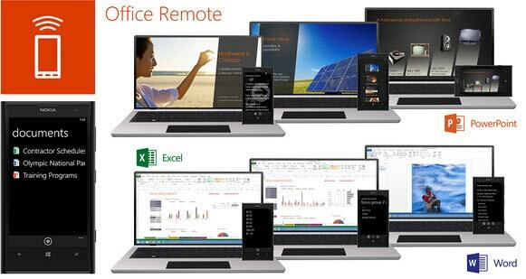Steuern Sie Ihre Präsentationen und andere Office-Dokumente mit Office Remote