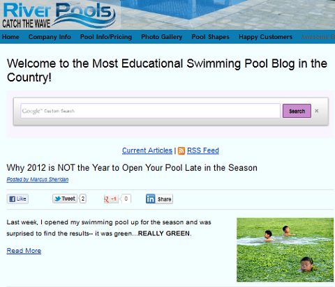 Fluss Pool Blog