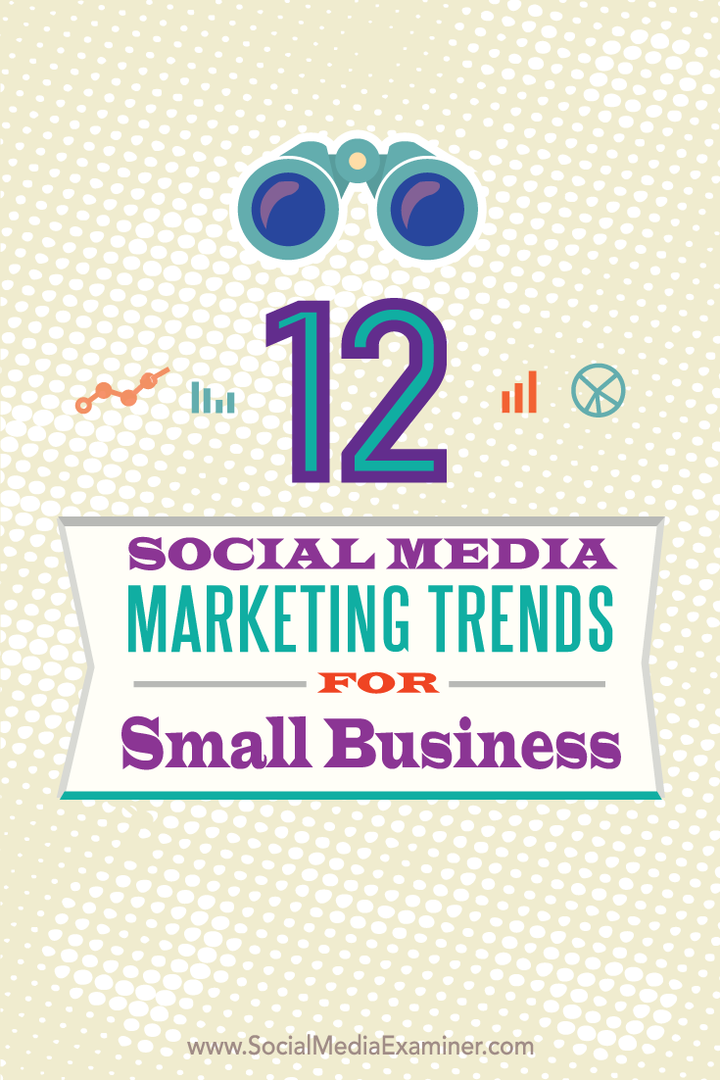 zwölf Social-Media-Marketing-Trends für kleine Unternehmen