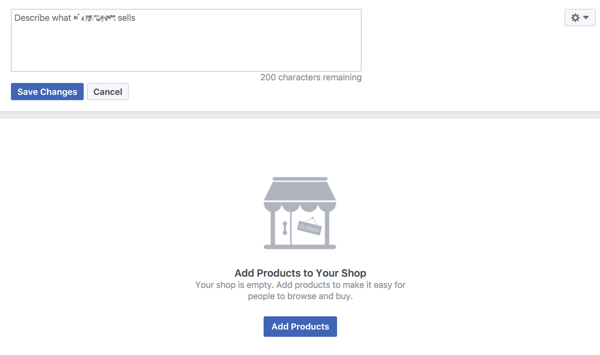 Beschreiben Sie Ihre Produkte in Ihrem Facebook-Store, um den Umsatz zu steigern.
