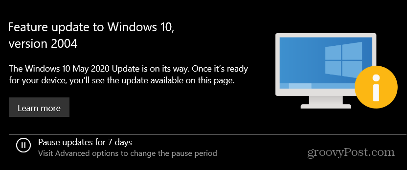 Windows 10 2004 unterwegs