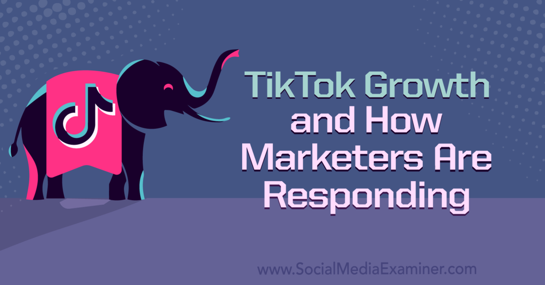 TikTok-Wachstum und wie Marketer reagieren: Social Media Examiner