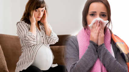 Was sind Erkältungen und Grippe gut für schwangere Frauen? Behandlung der häuslichen Grippe während der Schwangerschaft von Saraçoğlu