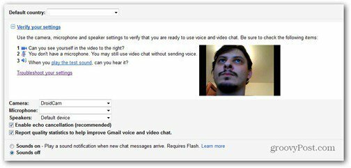 Droidcam Google Talk Plugin