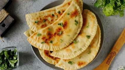Wie macht man den aserbaidschanischen Pfannkuchen Qutab? Qutab-Rezept mit traditionellem Geschmack