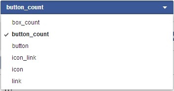 Facebook-Share-Button-Layout-Optionen