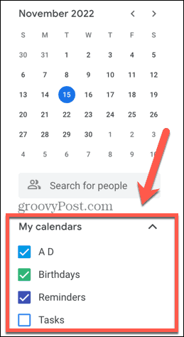 google kalender kalender auswählen