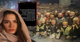 Demet Özdemir dankte den Minenarbeitern, die für das Erdbeben gearbeitet haben! 