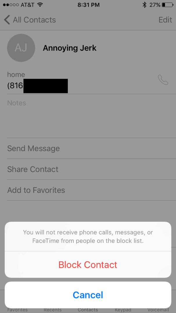 wie man iPhone-Anrufe blockiert