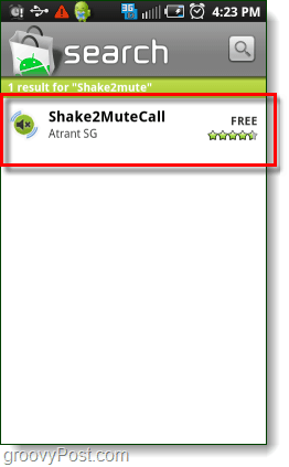 Suche Android Market Shake2mutecall