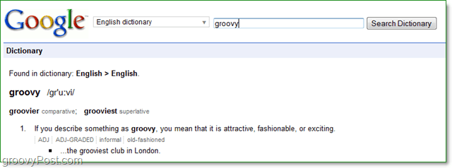 Schlagen Sie Ihre harten Wörter mit Google Dictionary nach