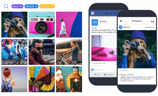 Mit Yotpo können Sie Instagram-Fotos in sozialen Netzwerken und auf Ihrer E-Commerce-Website sammeln, kuratieren, markieren und präsentieren.