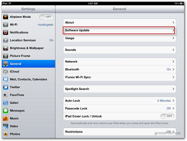 Software-Aktualisierung