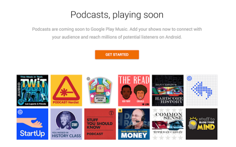 Google Play begrüßt Podcasts