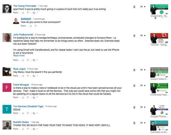 Die neuen Kommentarfunktionen von YouTube ermöglichen einen dynamischeren Konversationsthread für Videos.
