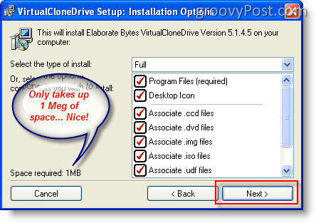 Mounten Sie das ISO-Image in Windows XP