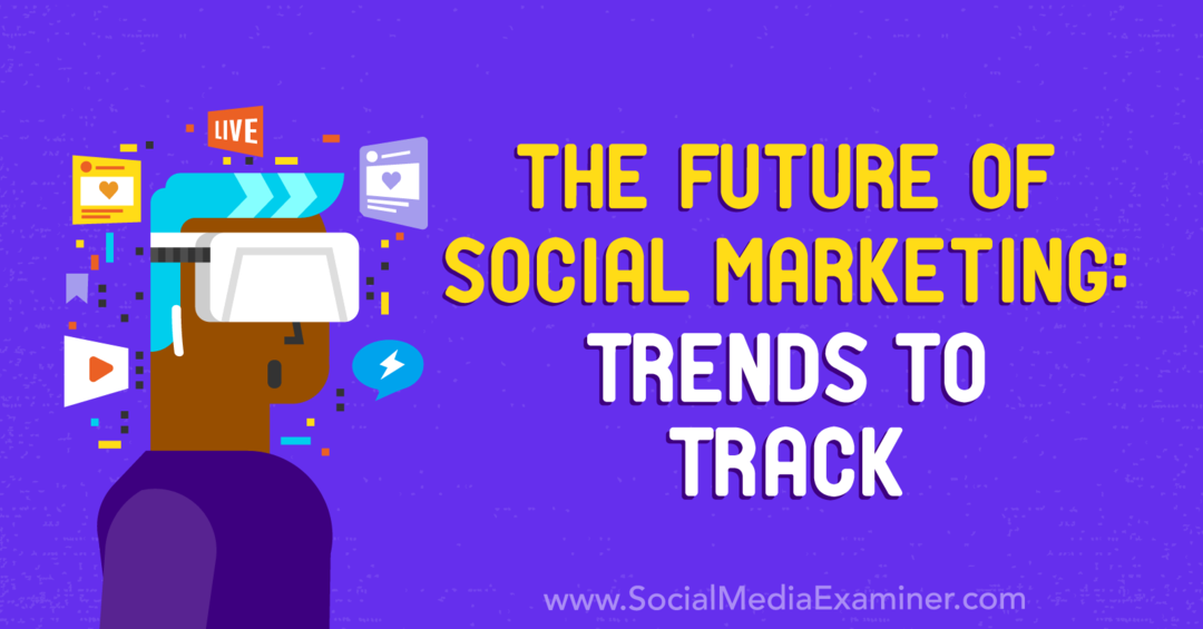 Die Zukunft des Social Marketing: Trends zum Verfolgen mit Erkenntnissen von Mark Schaefer im Social Media Marketing Podcast.