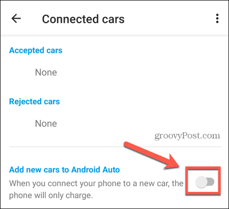 Android Auto fügt automatisch neues Auto hinzu