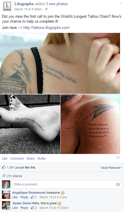 Litograph Tattoo Facebook Post