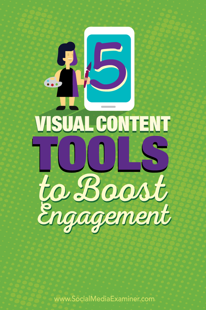 Tools für visuelle Inhalte zur Steigerung des Engagements