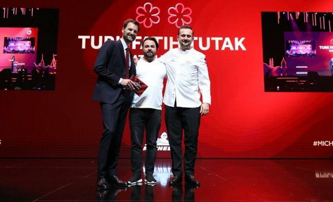 Der Erfolg der türkischen Gastronomie wurde weltweit anerkannt! Zum ersten Mal in der Geschichte mit einem Michelin-Stern ausgezeichnet