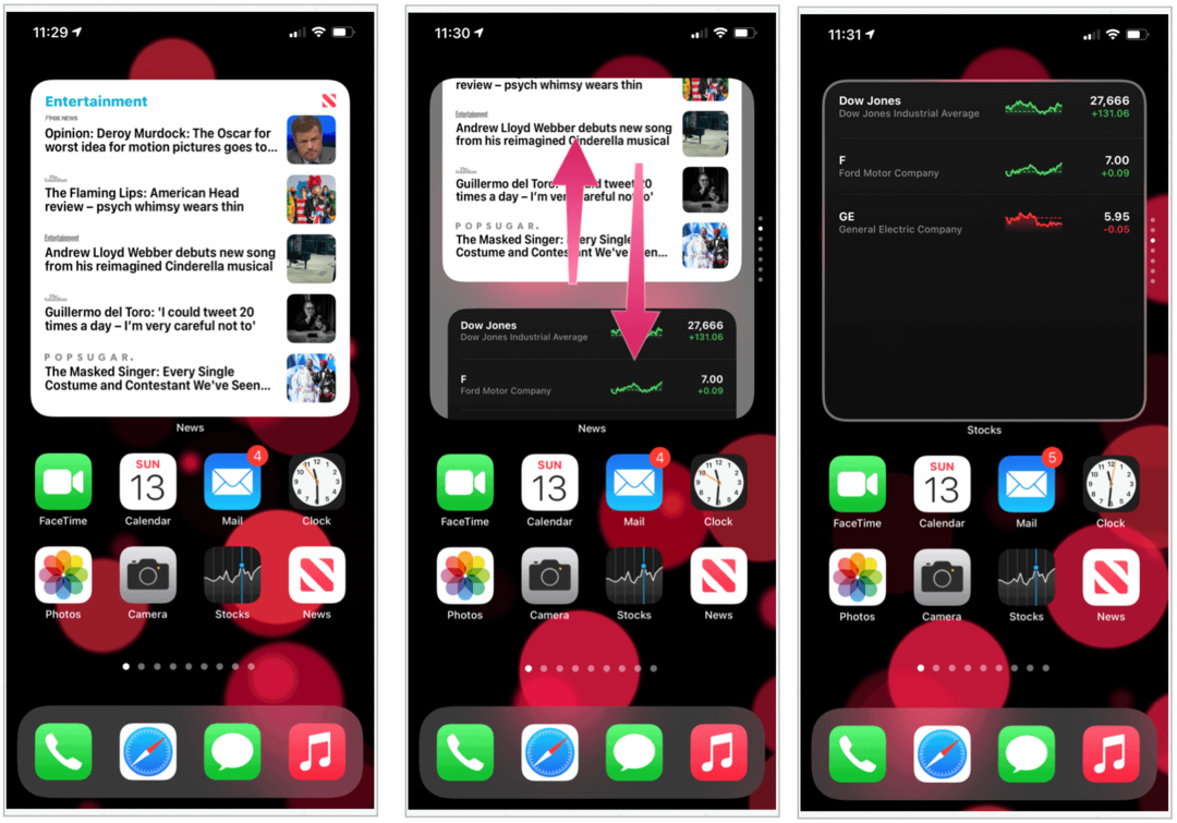 Verwenden von Widgets in iOS 14 auf dem iPhone