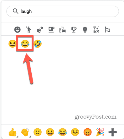 Google Docs Emoji auswählen