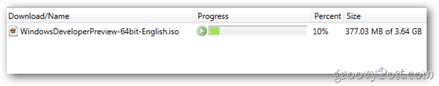 Windows 8 Download-Fortschritt
