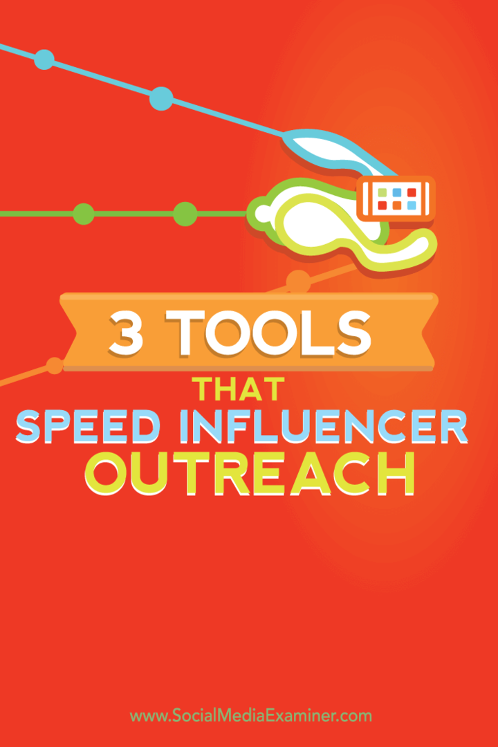 3 Tools, die die Reichweite von Influencern beschleunigen: Social Media Examiner
