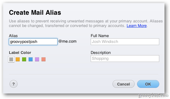 Mail-Alias ​​erstellen