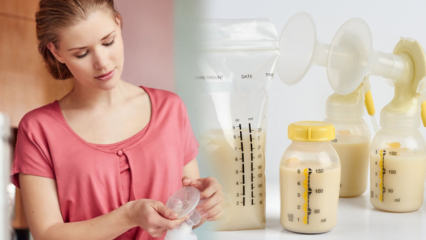 Wie wird Muttermilch intakt gelagert? Wie benutzt man Milch? Beim Erhitzen der Milch ...