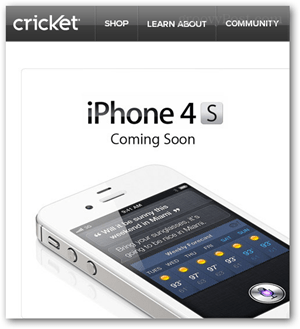 iPhone 4s für Cricket