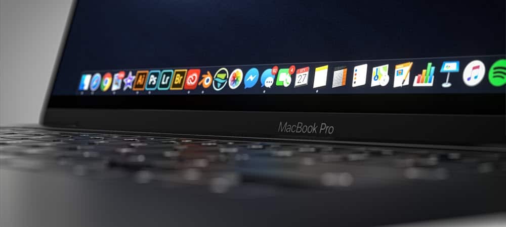 Macbook-Bildschirm vorgestellt