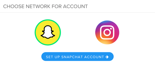 Verknüpfen Sie Ihr Snapchat-Konto mit Snaplytics.