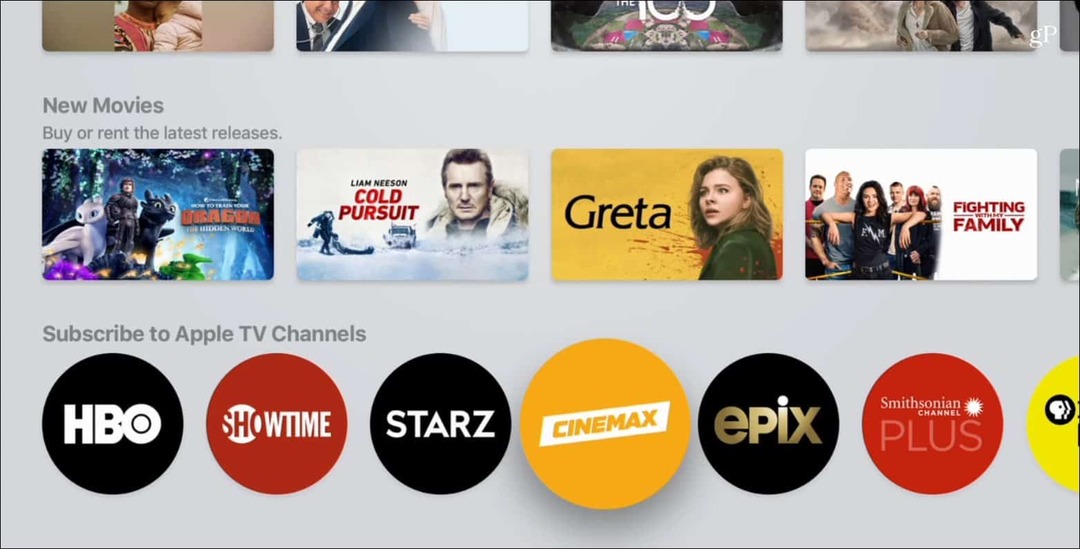 Apple TV Premium-Kanäle