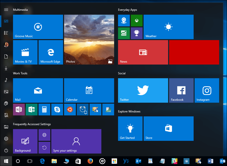 Windows 10-Tipp: Ausblenden der Spalte "Alle Apps" im Startmenü (Windows 10 Creators Update)
