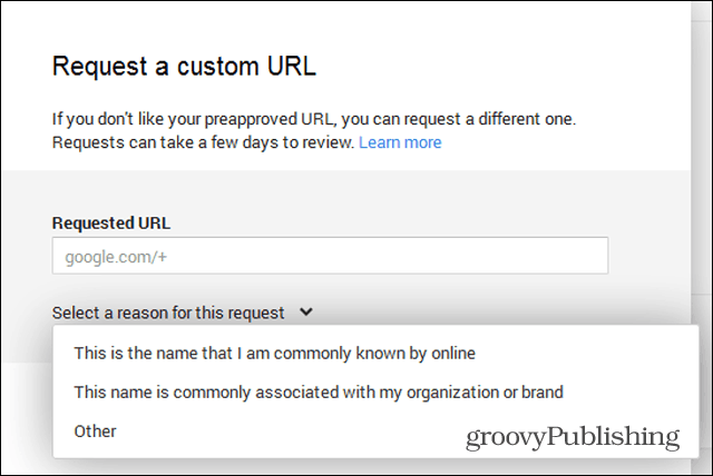 Google benutzerdefinierte URL-Anfrage anders warum