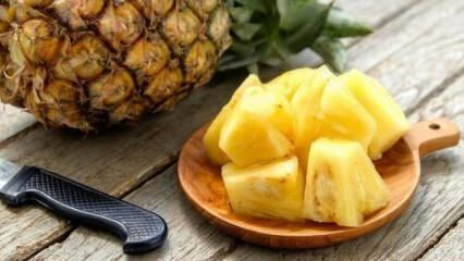 Frucht, die Ödeme im Körper beseitigt: Ananas
