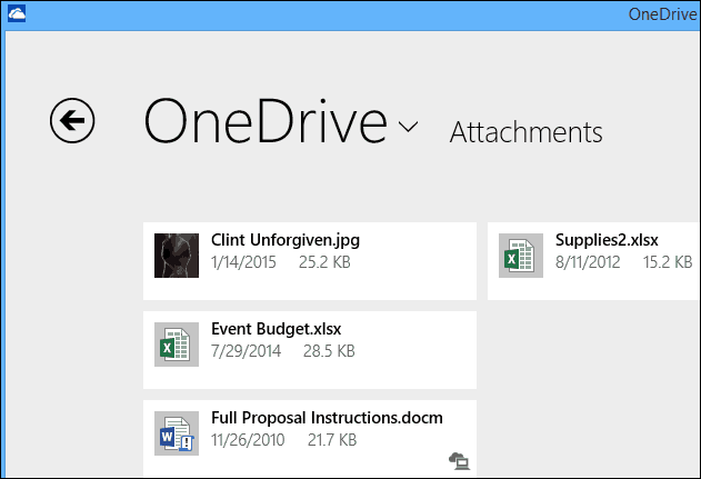 Möglichkeit, Outlook.com-Anhänge noch heute bei OneDrive Official zu speichern
