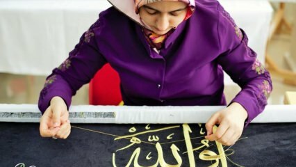 Diyarbakir-Frauen stricken für die Gräber der Propheten