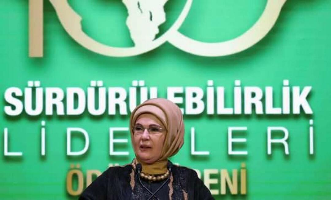 Beitrag von Emine Erdoğan vom Sustainable Century Summit