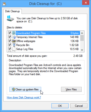 Bereinigung des Windows 7 Service Packs