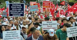 In Istanbul findet der „Big Family March“ gegen den LGBT-Terrorismus statt! Nichtregierungsorganisationen...