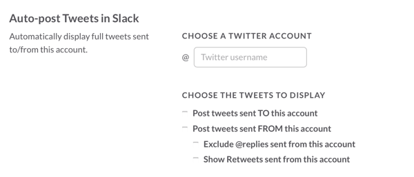 Twitter Slack Integration