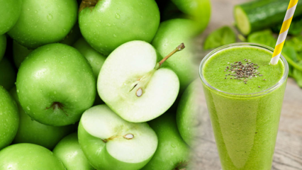 Was sind die Vorteile von grünen Äpfeln? Wenn Sie regelmäßig grünen Apfel und Gurkensaft trinken ...