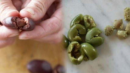 Wie extrahiere ich den Olivenkern?
