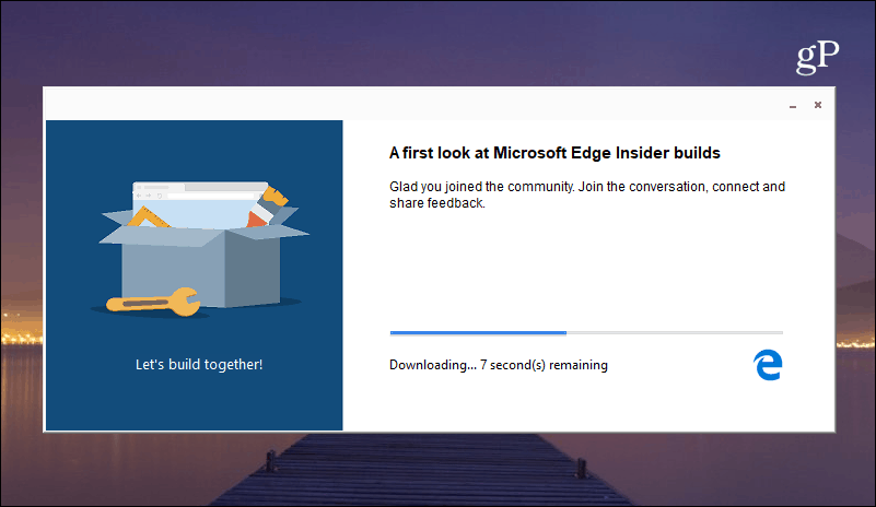 Installieren von Edge Chromium Windows 10