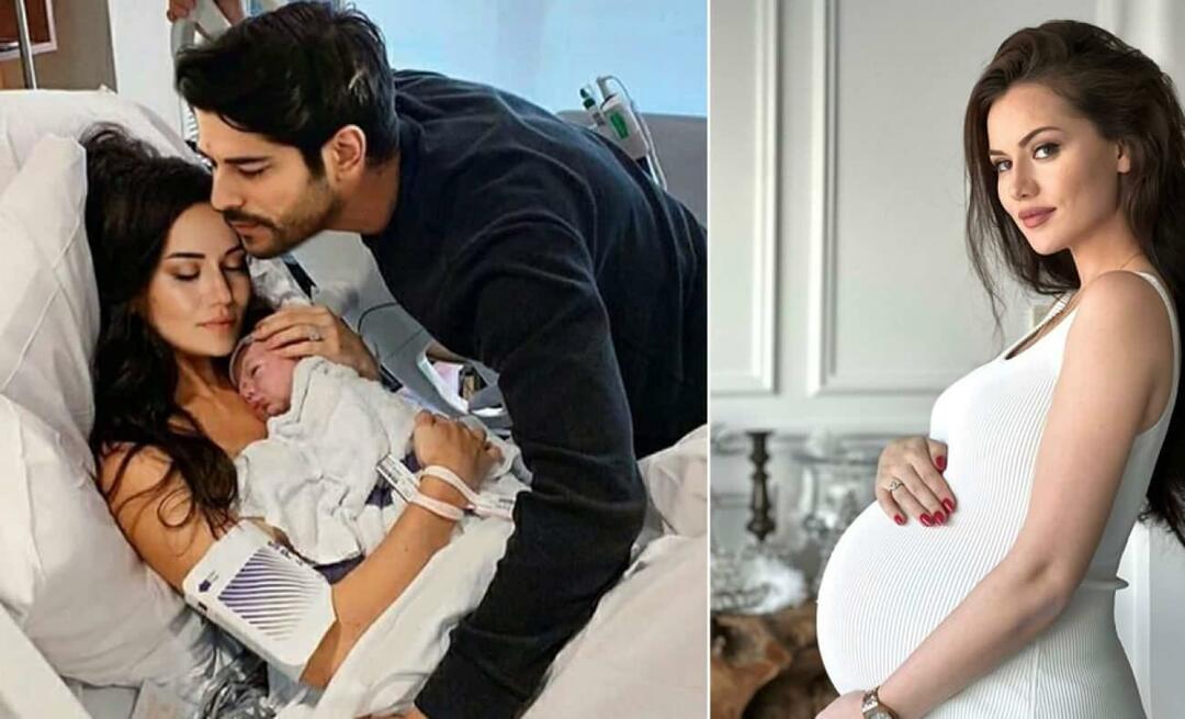 Fahriye Evcen und Burak Özçivit wurden zum ersten Mal mit ihrem zweiten Baby Kerem gesichtet!